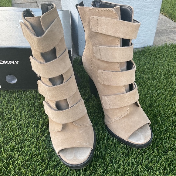DKNY Women’s Open Toe Bootie - Picture 1 of 6